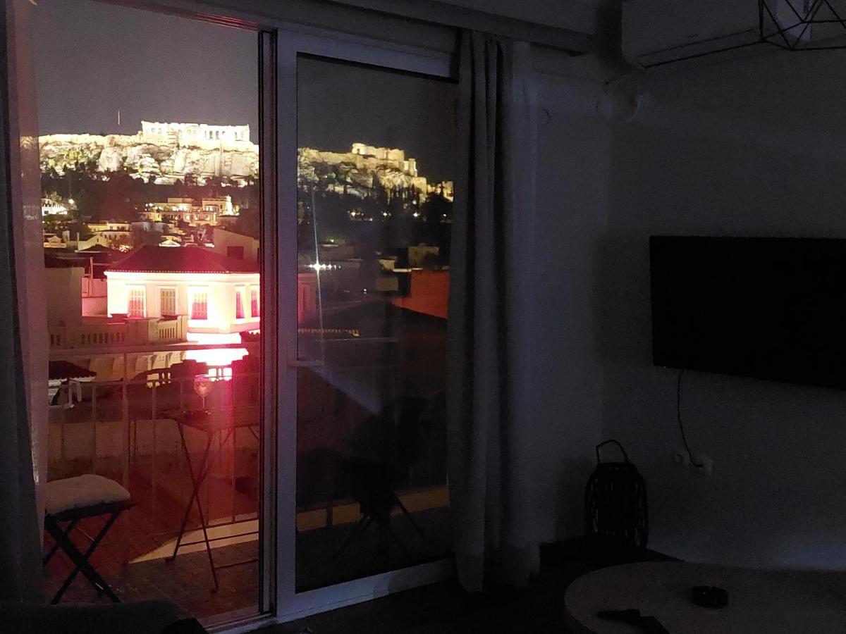 Luxury Apartment Overlooking The Citadel Of Tsakas Athen Exterior foto