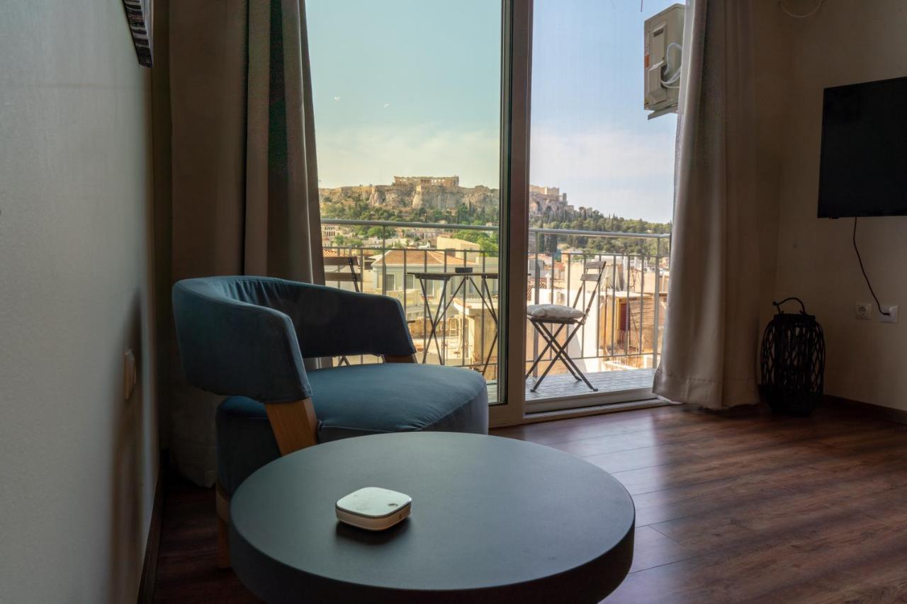 Luxury Apartment Overlooking The Citadel Of Tsakas Athen Exterior foto